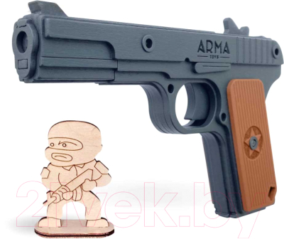 Пистолет игрушечный Arma.toys Резинкострел ТТ / AT019K - фото