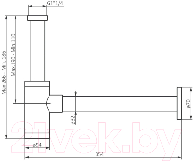 Сифон Damixa Option 210800300