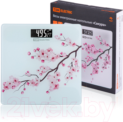 Напольные весы электронные TDM Сакура SQ4012-0001