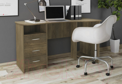 Компьютерный стол Артём-Мебель Вист СН-110.09 (дуб экспрессив бронзовый)