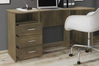 Компьютерный стол Артём-Мебель Вист СН-110.09 (дуб экспрессив бронзовый)