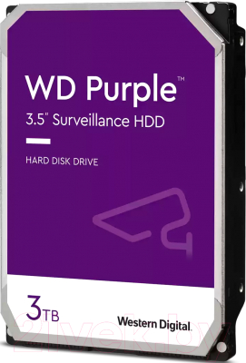 Жесткий диск Western Digital Purple 3TB (WD33PURZ) - фото