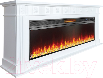 Портал для камина Смолком Sonata V60 (бьянко белый)