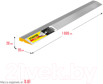 Правило строительное Stayer 10723-1.0-z03
