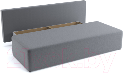 Диван Stolline Нексус 28 (серый/подушки город серый)