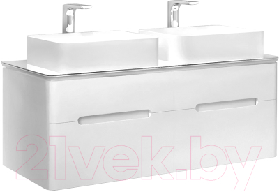 Тумба под умывальник Jorno Bosko 120 / Bos.01.120/P/W/JR - фото