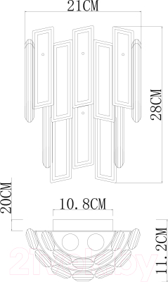 Бра Divinare Romilda 3512/02 AP-3