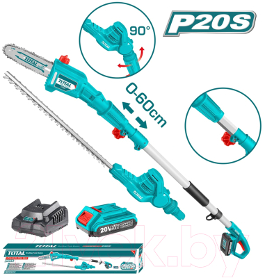 Высоторез аккумуляторный TOTAL TPTS201681