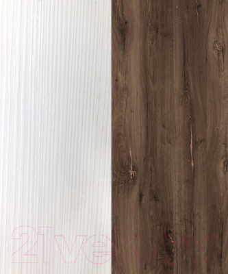 Кухонный гарнитур Eligard Lion 2.6 (белый структурный/дуб нокс/малага)