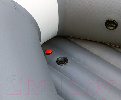 Надувная лодка Leader Boats Тайга НД-320 / 4282022 (серый)