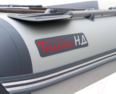 Надувная лодка Leader Boats Тайга НД-350 / 4302022 (серый)