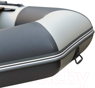 Надувная лодка Leader Boats Тайга НД-350 / 4302022 (серый)