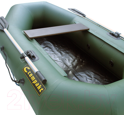 Надувная лодка Leader Boats Компакт-220 / 3922022 (зеленый)