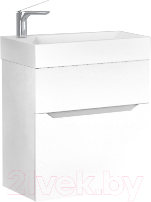 Тумба под умывальник Raval Brik 55 / Brk.01.55/P/W/RL - фото