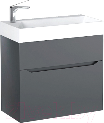Тумба под умывальник Raval Brik 55 / Brk.01.55/P/A/RL - фото