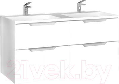 Тумба под умывальник Raval Wector 120 / Wct.01.120/P/W/MD - фото