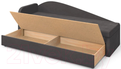 Тахта Stolline Верди 16 УЛ (серый)