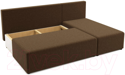 Диван угловой Stolline Комо 17 У(П)Л (Aloba 67/Aloba 66)