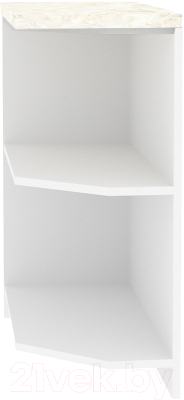 Угловое окончание для кухни Кортекс-мебель Корнелия Лира НШК30р (пепел/дуб бунратти) - фото