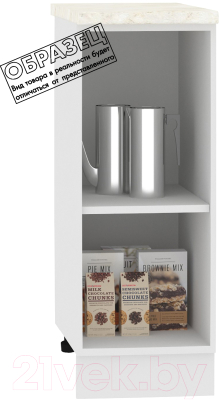 Шкаф-стол кухонный Кортекс-мебель Корнелия Лира НШ30р (дуб сонома/дуб бунратти)