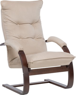 Кресло мягкое Импэкс Leset Монако (орех текстура/V 18) - фото