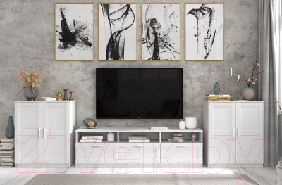 Тумба Anrex Skagen 2D (белый)