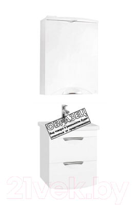 Тумба под умывальник Style Line Жасмин-2 50 (для квадратной раковины)
