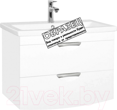 Тумба под умывальник Style Line Жасмин-2 75 (для квадратной раковины) - фото