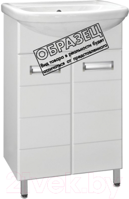 Тумба под умывальник Style Line Ирис 50 (для квадратной раковины) - фото