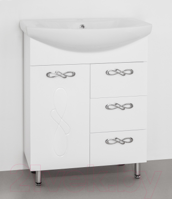 Тумба под умывальник Style Line Венеция 65 3 ящика (для классической раковины)