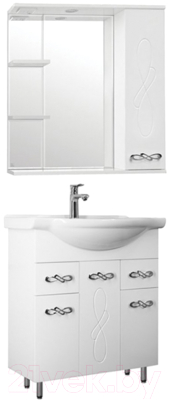 Тумба под умывальник Style Line Венеция 75 2 ящика (для классической раковины)