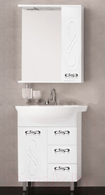 Тумба под умывальник Style Line Венеция 80 3 ящика (для классической раковины)