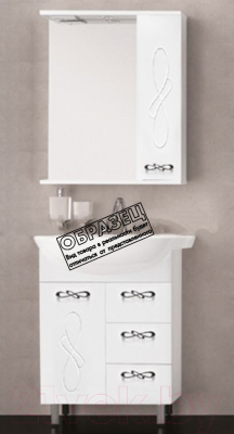 Тумба под умывальник Style Line Венеция 100 3 ящика (для классической раковины)