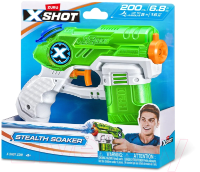 Бластер игрушечный Zuru X-Shot Water Стелс Сокер / 1226