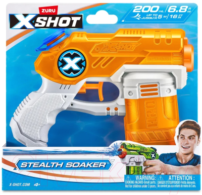 Бластер игрушечный Zuru X-Shot Water Стелс Сокер / 1226