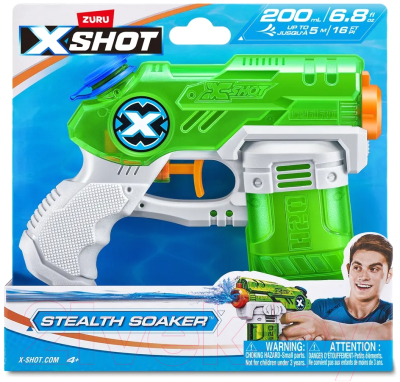 Бластер игрушечный Zuru X-Shot Water Стелс Сокер / 1226