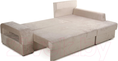 Диван угловой Stolline Марго 1 (25) УЛ левый (бежевый велюр)