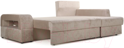 Диван угловой Stolline Марго 1 (25) УЛ левый (бежевый велюр)