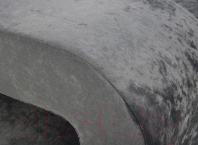 Диван угловой Stolline Марго 1 (27) УЛ левый (серый велюр)