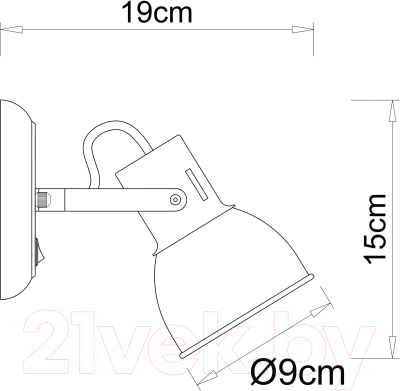 Спот Arte Lamp Jovi A1677AP-1GO