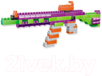 Конструктор Bauer Автоматический карабин М4 Зомби / 879 (104эл)