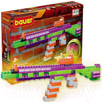 Конструктор Bauer Автоматический карабин М4 Зомби / 879 (104эл)