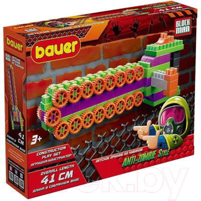 Конструктор Bauer Бензопила Зомби / 880 (109эл) - фото