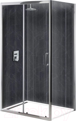 Душевой уголок BelBagno UNO-195-AH-1-100/80-C-Cr - фото