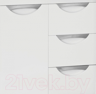 Тумба под умывальник Style Line Жасмин 65 3 ящика (для классической раковины)