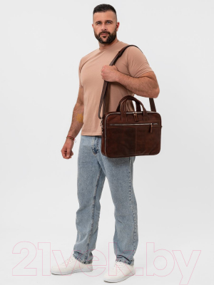 Сумка для ноутбука Carlo Gattini Premium Montesano / 1006-53 (коричневый)