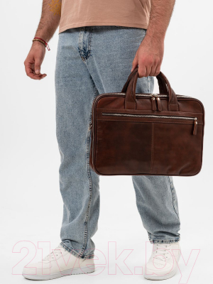 Сумка для ноутбука Carlo Gattini Premium Montesano / 1006-53 (коричневый)
