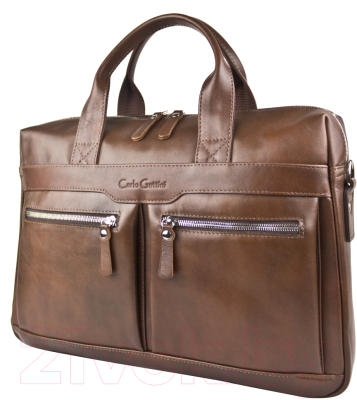 Сумка для ноутбука Carlo Gattini Premium Lugano / 1007-53 (коричневый) - фото