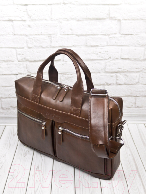 Сумка для ноутбука Carlo Gattini Premium Lugano / 1007-53 (коричневый)