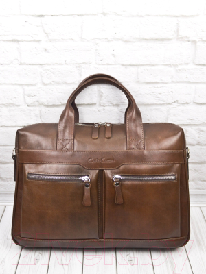 Сумка для ноутбука Carlo Gattini Premium Lugano / 1007-53 (коричневый)
